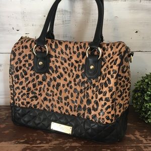 Leopard Betsey Johnson Satchel